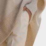 Χρυσούλα - Πουλόβερ από πλεκτό ύφασμα σε υπερμεγέθη μέγεθος