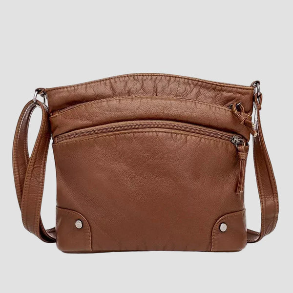 Φρέγια - Δερμάτινη Τσάντα Ώμου