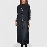 Λένα - κομψό μακρύ πλεκτό φόρεμα