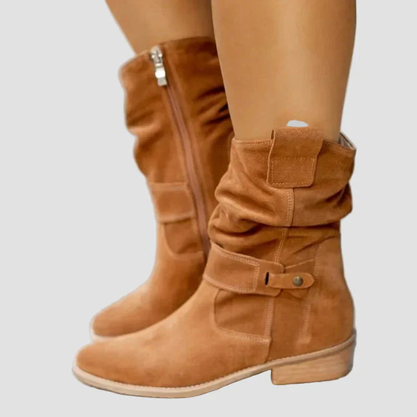 Ευθαλία - Μποτίνια από Κλασικό Σουέτ