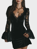 Ευθαλία - Μίνι φόρεμα από βελούδο