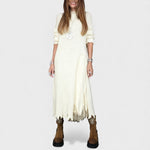 Λένα - κομψό μακρύ πλεκτό φόρεμα