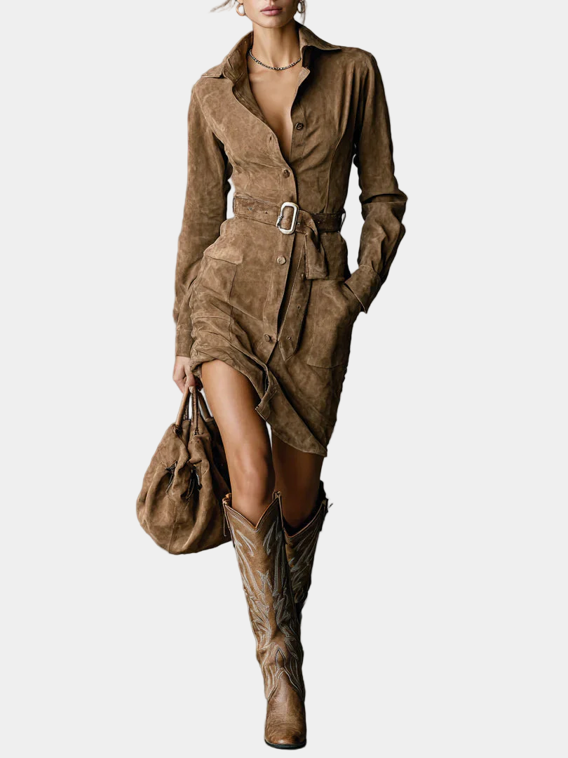 Θεοδώρα - Κομψό μίντι φόρεμα