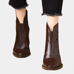 Κλαούντια - Πολυτελη μποτακια με μεσαιο τακουνι